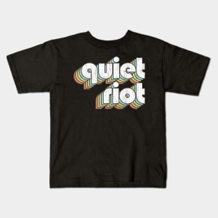 Quiet Riot / Rainbow Vintage Kids T-Shirt